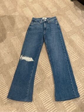 Paige “Leenah” wide leg jeans size 23 - petite